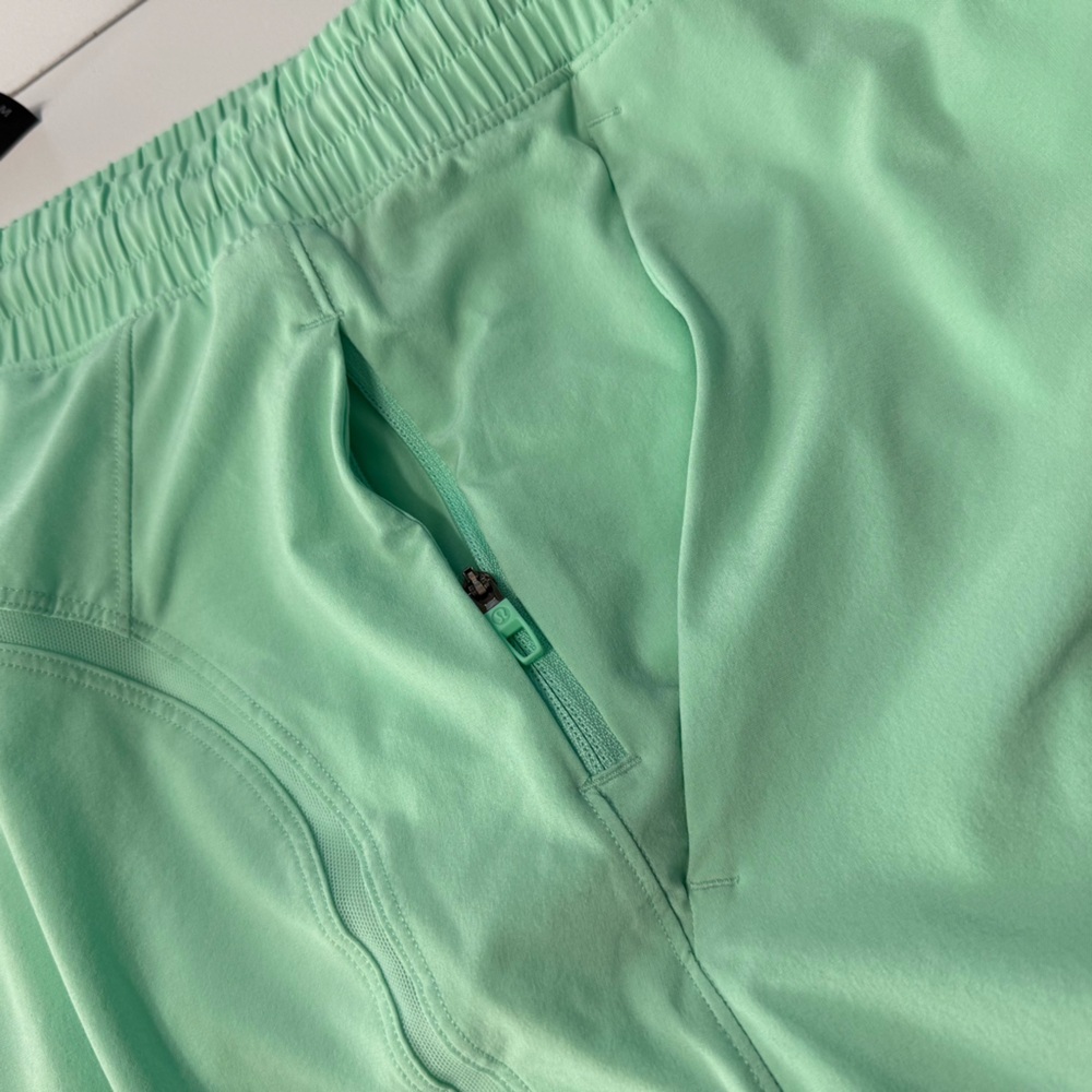 Lululemon Pace Breaker Running Lined Shorts 7”Green Mint Men Size M - Picture 8 of 11